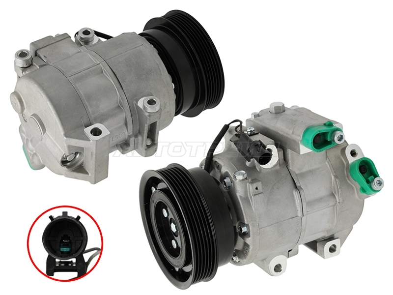 Компрессор кондиционера Hyundai Solaris 10-14 / Kia Cerato 08-13
