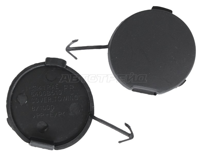 Заглушка под крюк Mitsubishi Lancer 07-15 (Спереди)