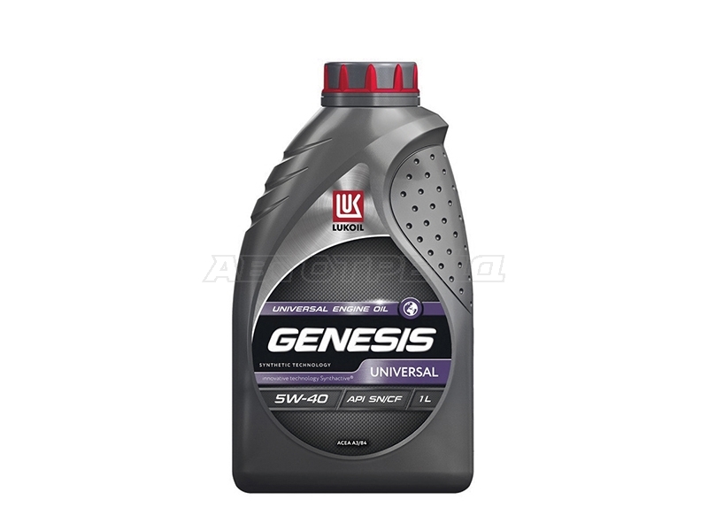 Масло моторное полусинтетическое LUKOIL GENESIS UNIVERSAL 5W40 SN / CF / A3 / B4 1л