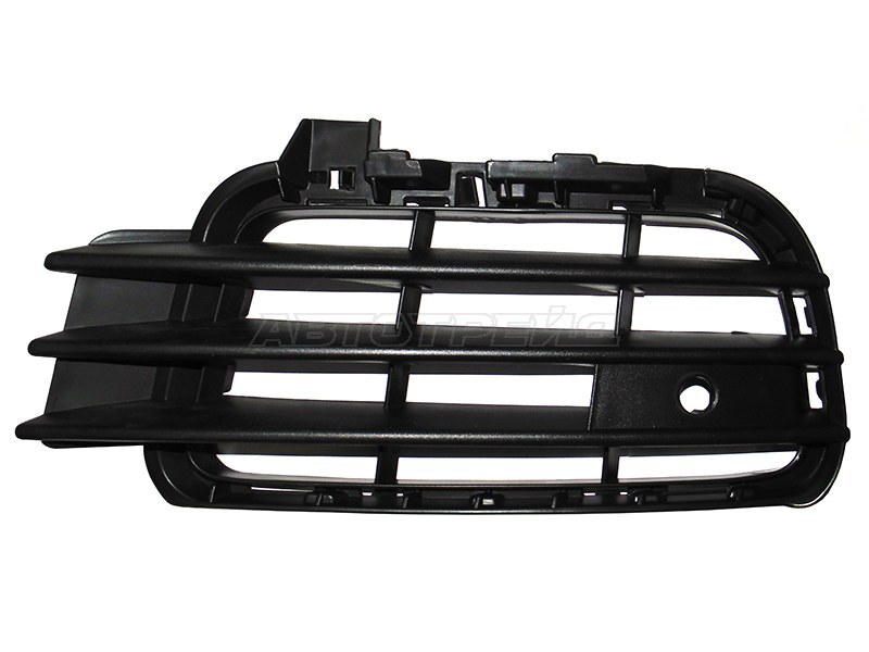 Решетка в бампер Volkswagen Touareg 10-14 (Слева / Под сонары(парктроники))