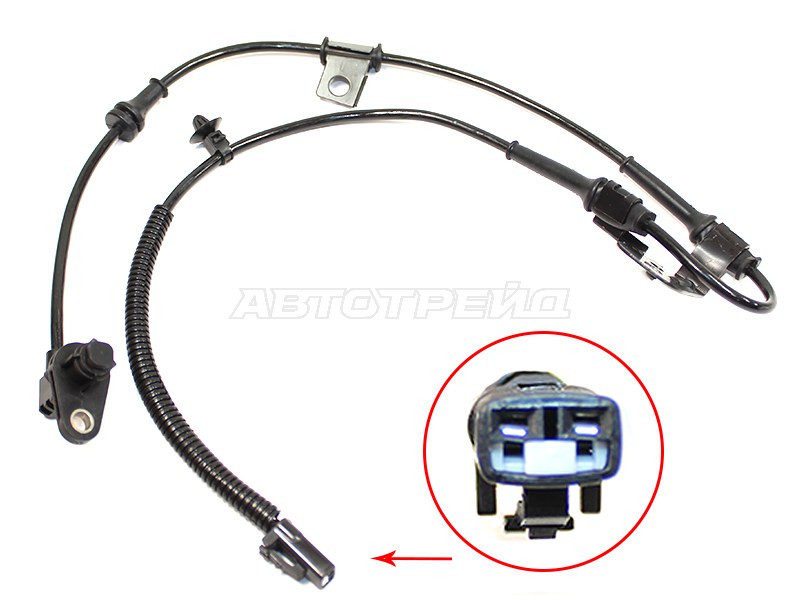 Датчик ABS Hyundai Solaris 10-20 / Kia Rio 11-17 (Спереди / Слева)
