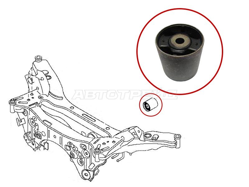 Сайлентблок Nissan Qashqai 06-22 / X-Trail 07-22