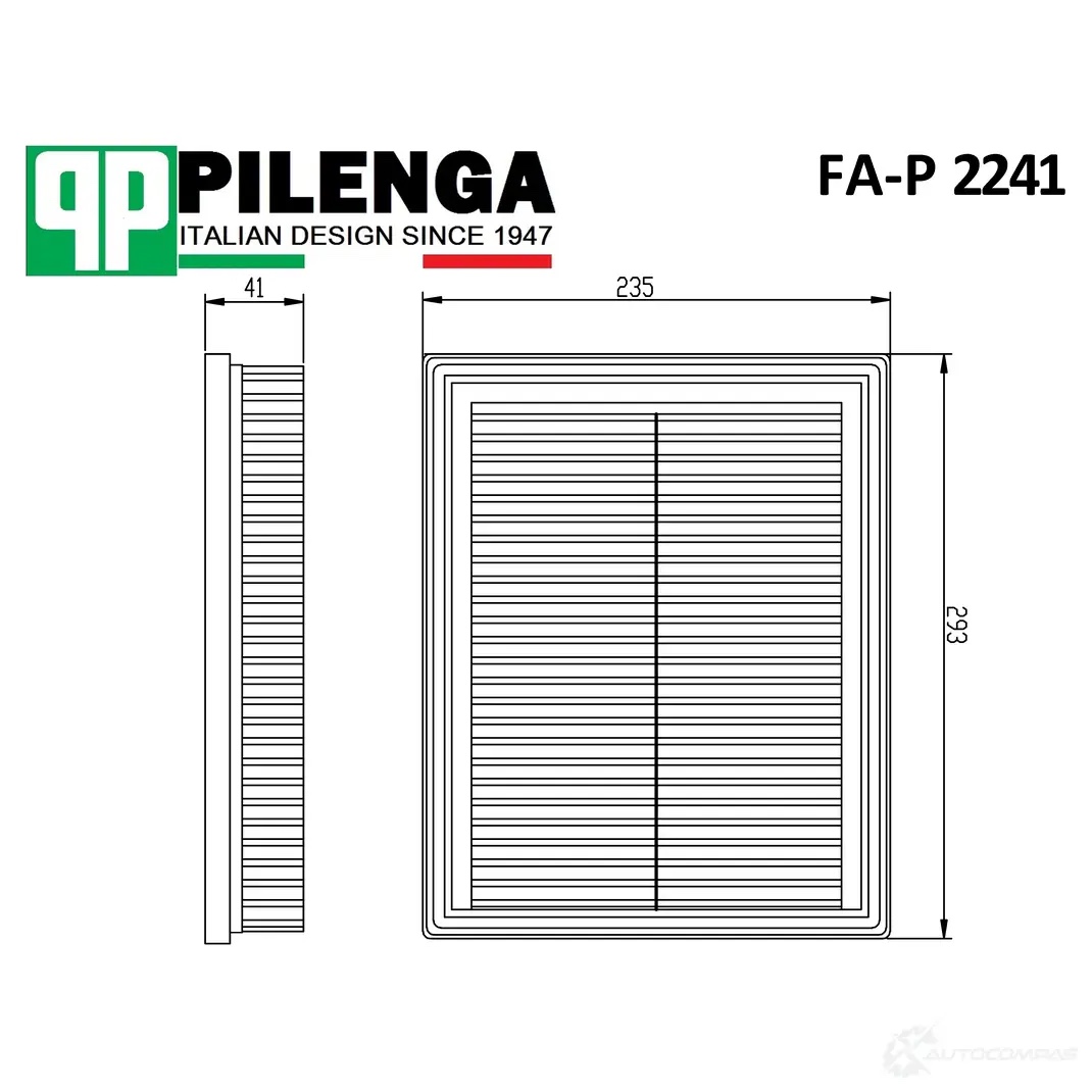 Pilenga FAP2241 — Фильтр воздушный