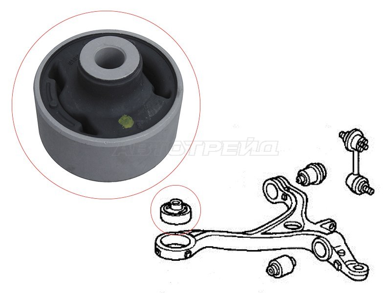 Сайлентблок рычага Honda Accord 02-13 / Acura TSX 03-08
