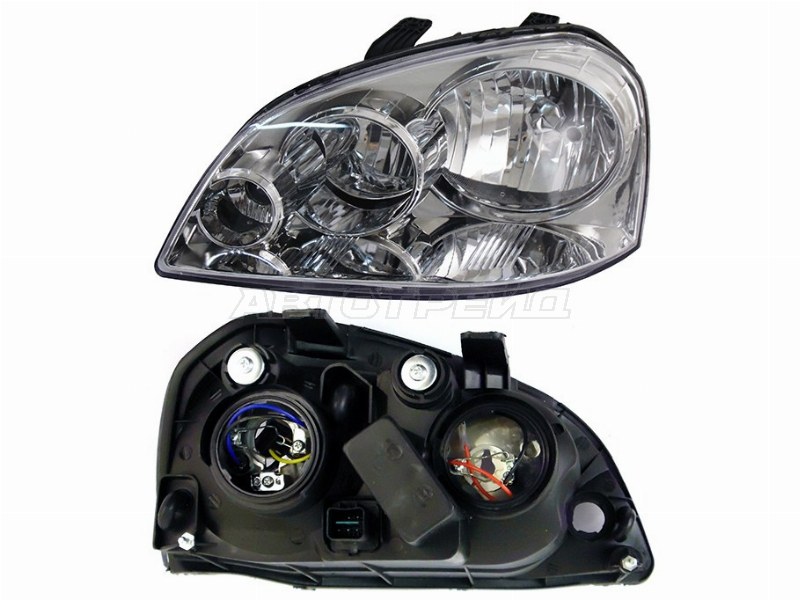 Фара Chevrolet Lacetti 04-13 / Daewoo Lacetti 04-09 (Слева / Ручная регулировка / 4D SED / 5D WGN)