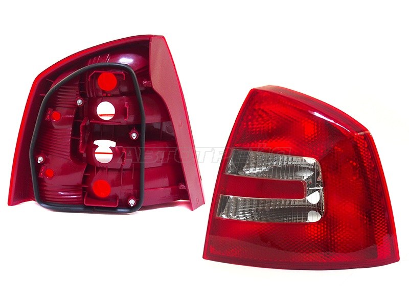 Фонарь задний Skoda Octavia 04-09 (Справа / 4D SED)