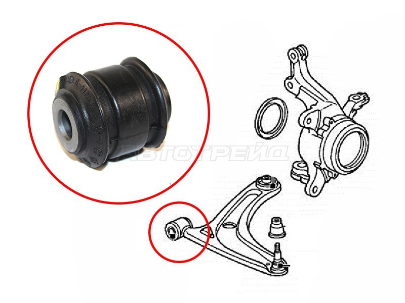 Сайлентблок рычага Honda Fit 01-07 / Mobilio 01-08