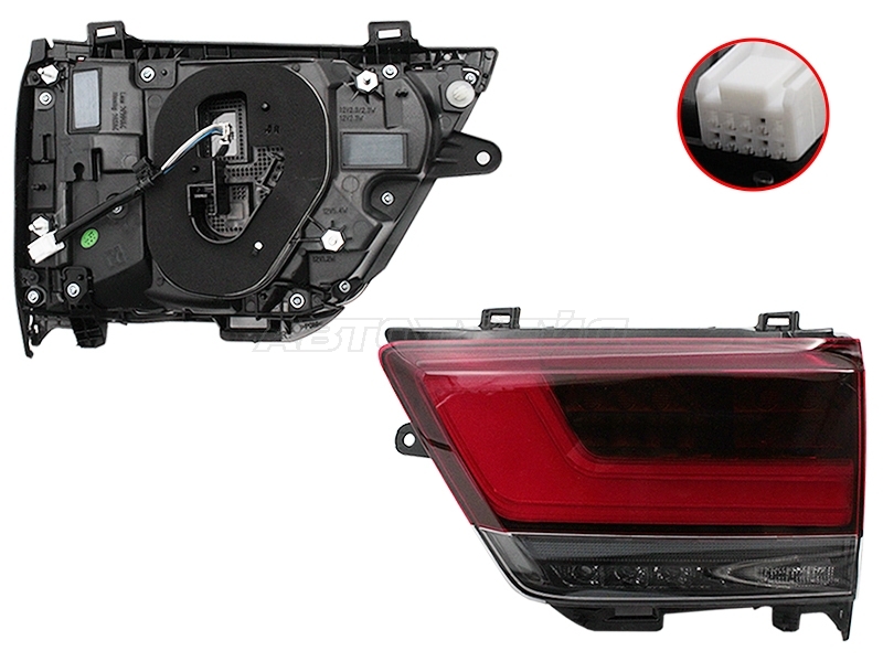 Фонарь в крышку багажника Toyota Land Cruiser (J300) 21- (Справа / LED)