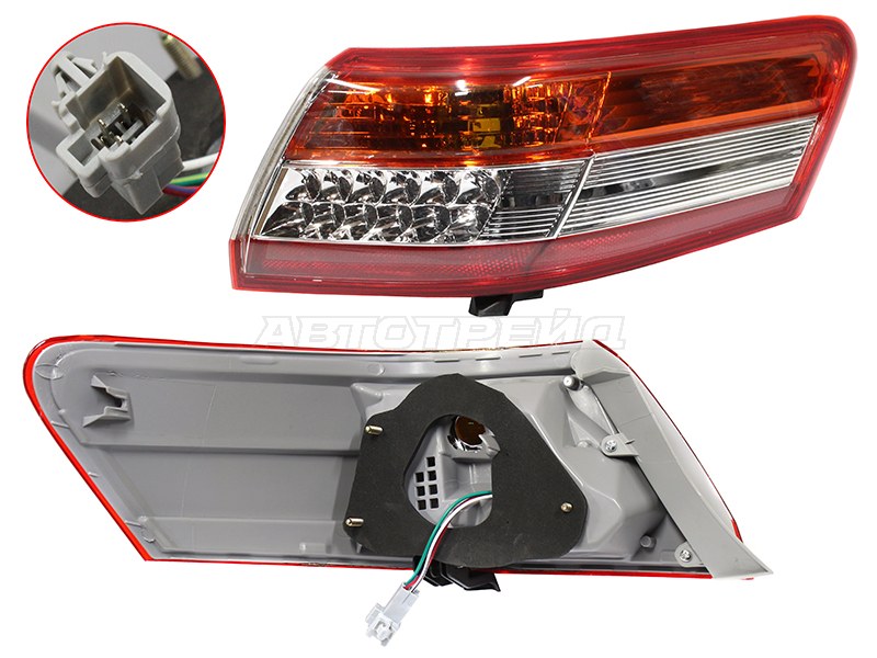 Фонарь задний Toyota Camry (XV40) 06-11 / Camry UAE / USA 09-11 (Справа / Диоды)
