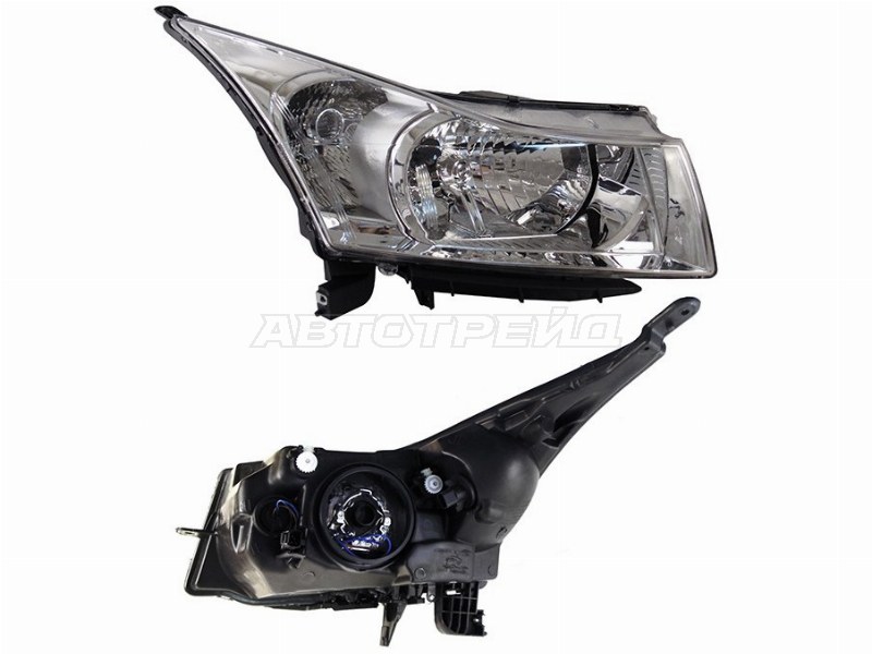 Фара Chevrolet Cruze 09-15 (Справа / Галоген / С электрокорректором)