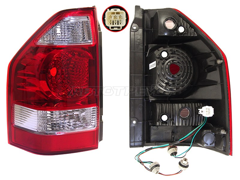 Фонарь задний Mitsubishi Pajero 02-06 (Слева)