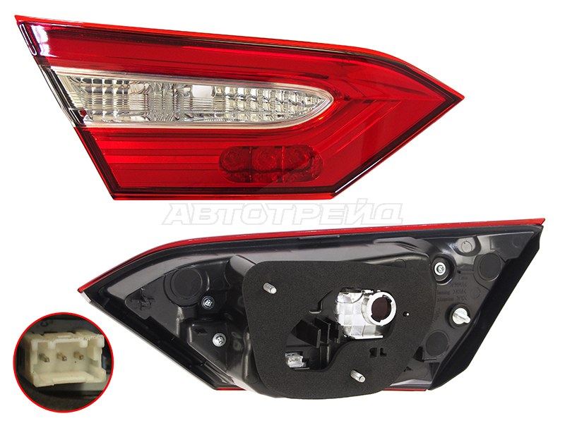 Фонарь в крышку багажника Toyota Camry (XV70) 17-22 (Слева)