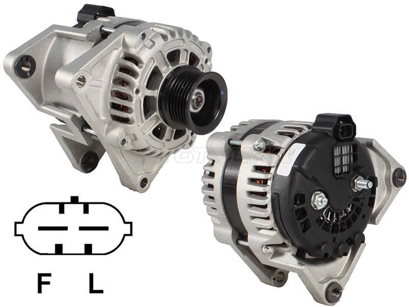 Генератор Chevrolet Cobalt 13- / Cruze 09-15 (A16XER / F16D4 / F18D4 12V 100A)