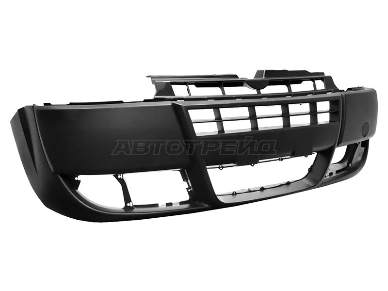 Бампер передний Fiat Doblo 05-16 (С отверстием под крюк)