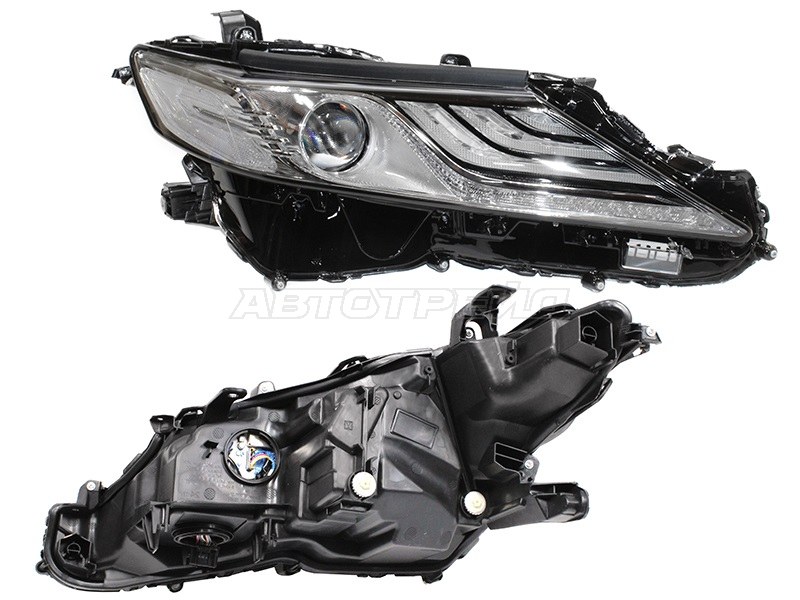 Фара Toyota Camry (XV70) 17-22 (Справа / LED / ДХО / С электрокорректором / 3 полосы)