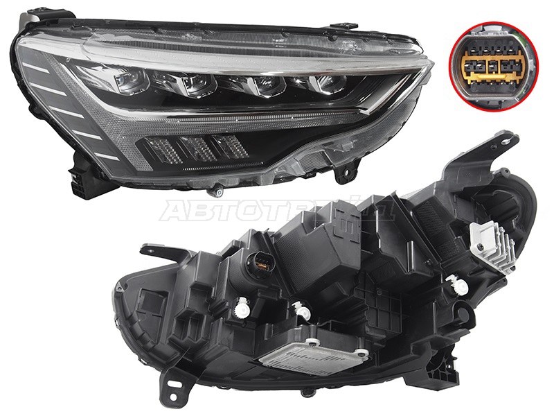 Фара Haval Jolion 20- (Справа / LED / ДХО / С электрокорректором)