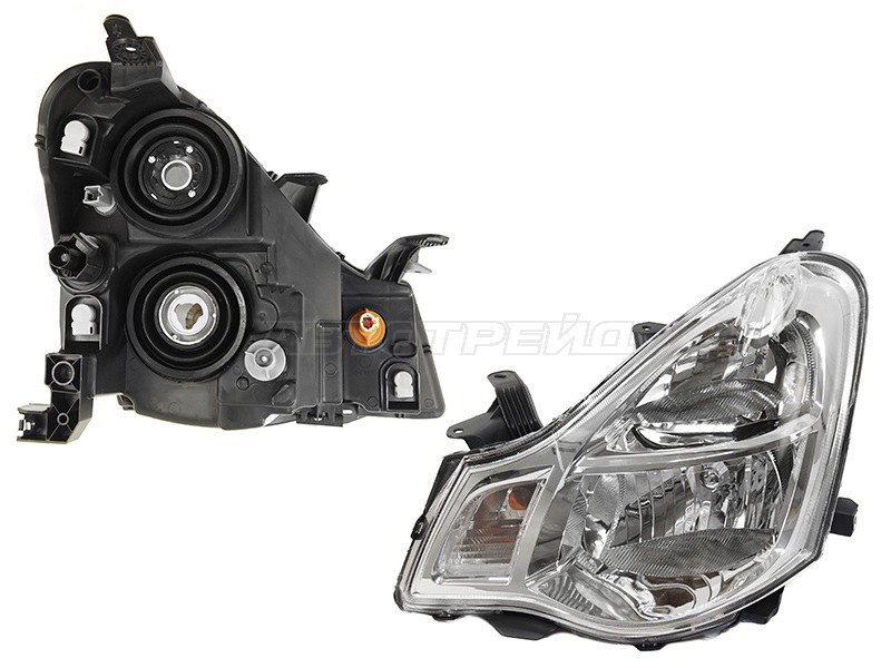 Фара Nissan Almera 12-19 / Bluebird Sylphy 05-12 (Слева / Галоген / под электрокорректор)