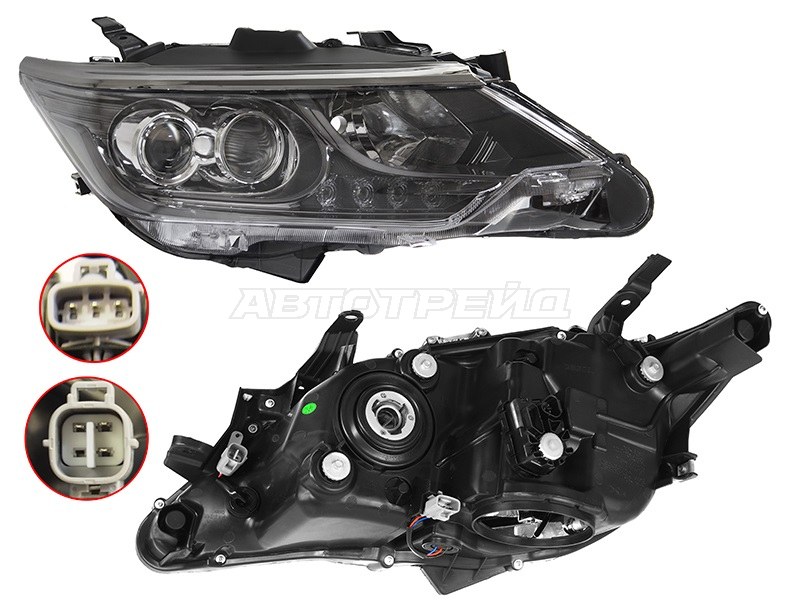 Фара Toyota Camry Europe / Russia (XV50) 17-18 (Справа / LED / Галоген / ДХО / С электрокорректором)