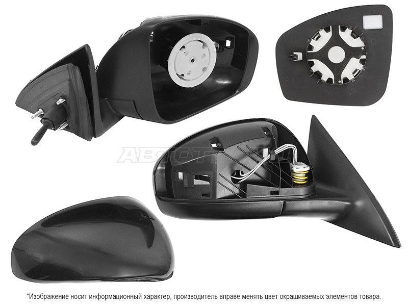 Зеркало Nissan Almera 12-19 (Справа / Механическое)