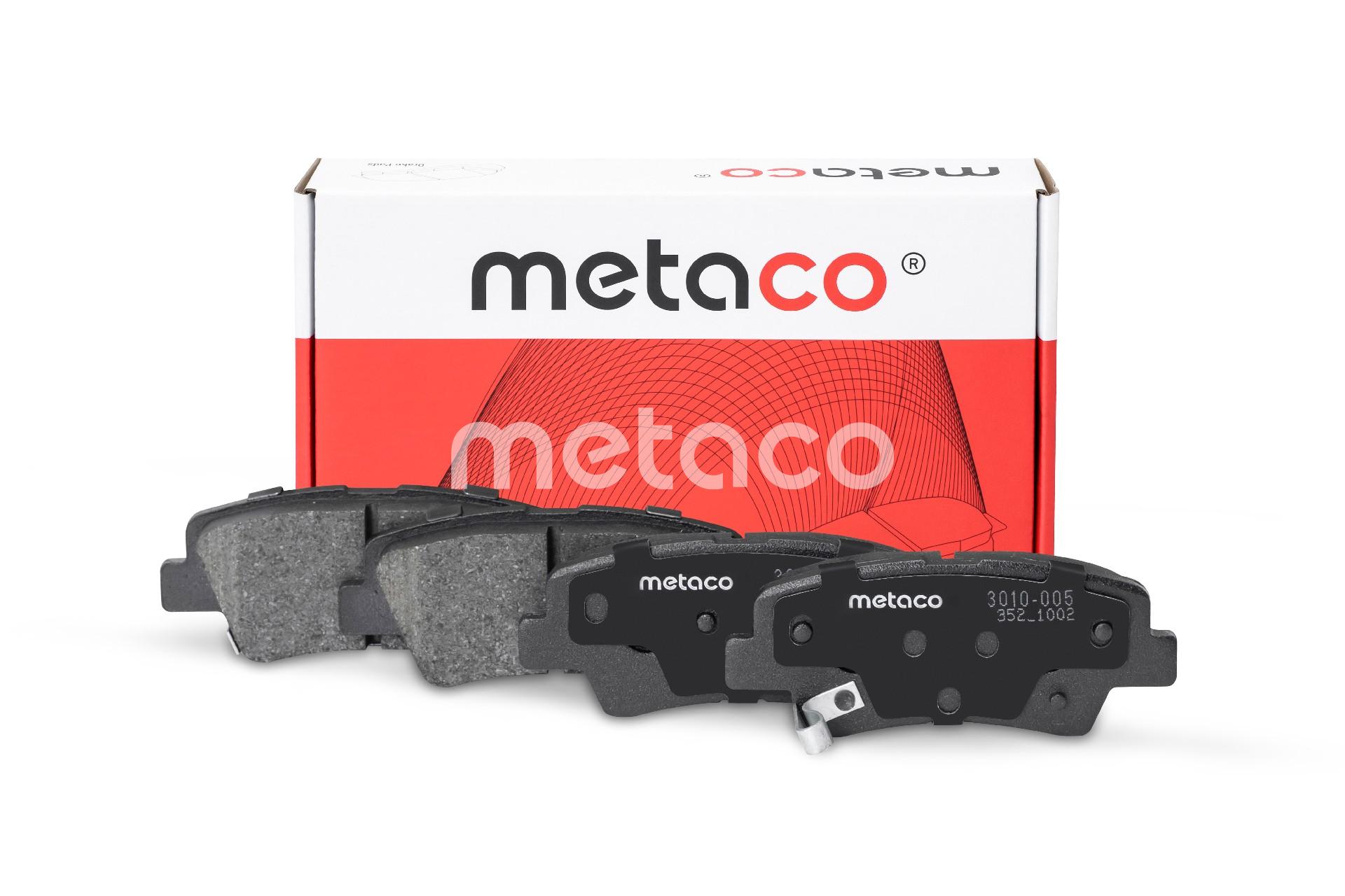 METACO 3010005 — Колодки тормозные дисковые · зад