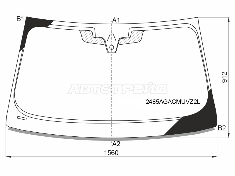 Стекло лобовое (Камера / Датчик дождя / Проекция / Молдинг) BMW 5-Series 16-24 / M5 20-