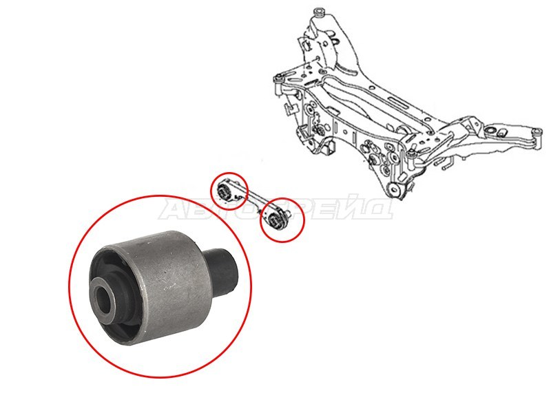 Сайлентблок редуктора Nissan Qashqai 06-22 / X-Trail 13-22