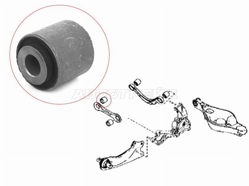 Сайлентблок рычага Mazda 6 02-12 / 6 MPS 05-07