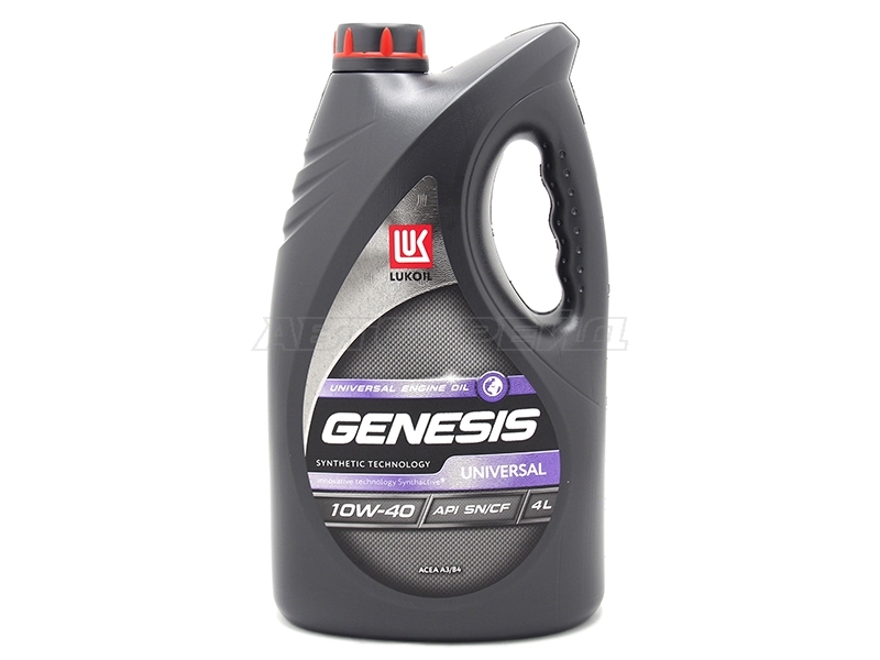 Масло моторное полусинтетическое LUKOIL GENESIS UNIVERSAL 10W-40 SN / CF / A3 / B4 4л
