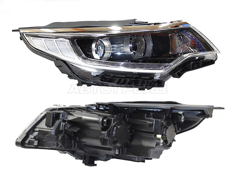 Фара Kia Optima 16-18 (Справа / LED / Галоген / ДХО / С электрокорректором)