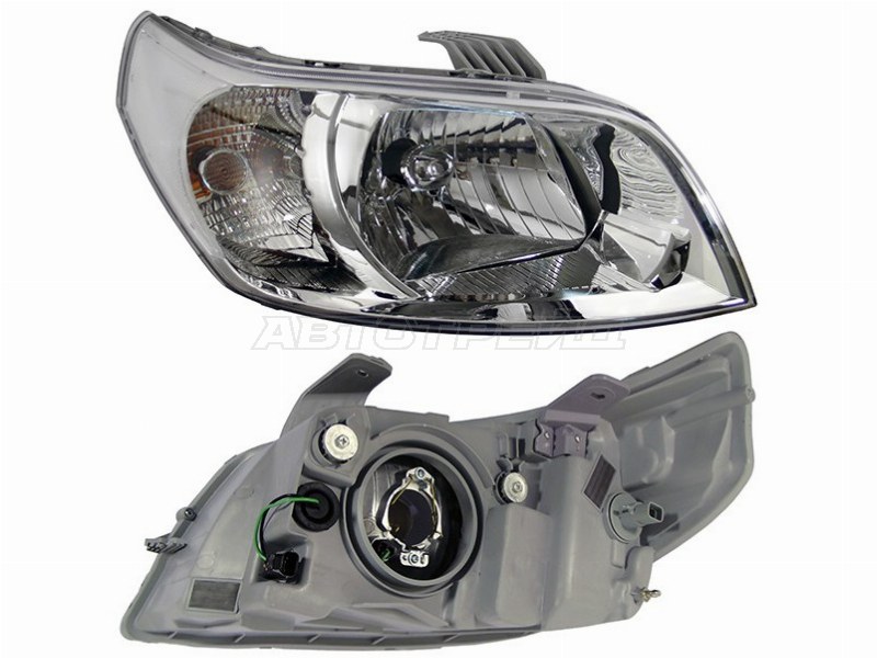 Фара Chevrolet Aveo 05-11 / Daewoo Gentra 05-11 (Справа / под электрокорректор / 5D HBK)