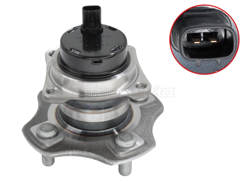 Ступичный узел Toyota Corolla (E120) 00-07 / Corolla Fielder 00-12 (ABS / Справа=Слева / Сзади)
