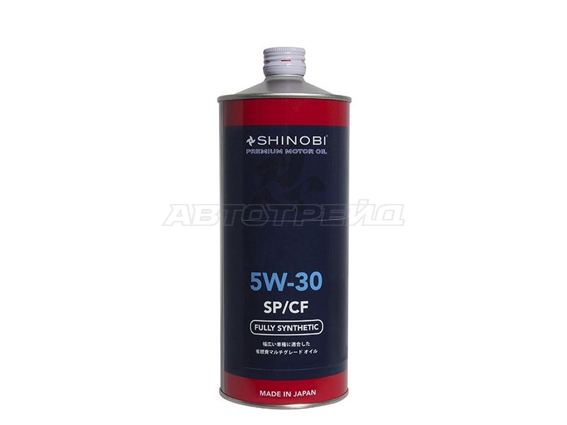 Масло моторное синтетическое SHINOBI SP / CF 5W-30 1L