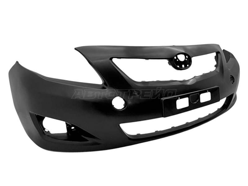 Бампер передний Toyota Corolla (E150) 06-10 (Под ПТФ / С отверстием под крюк)
