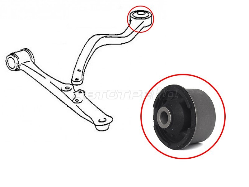Сайлентблок рычага Lexus GS 97-04 / Toyota Aristo 97-04