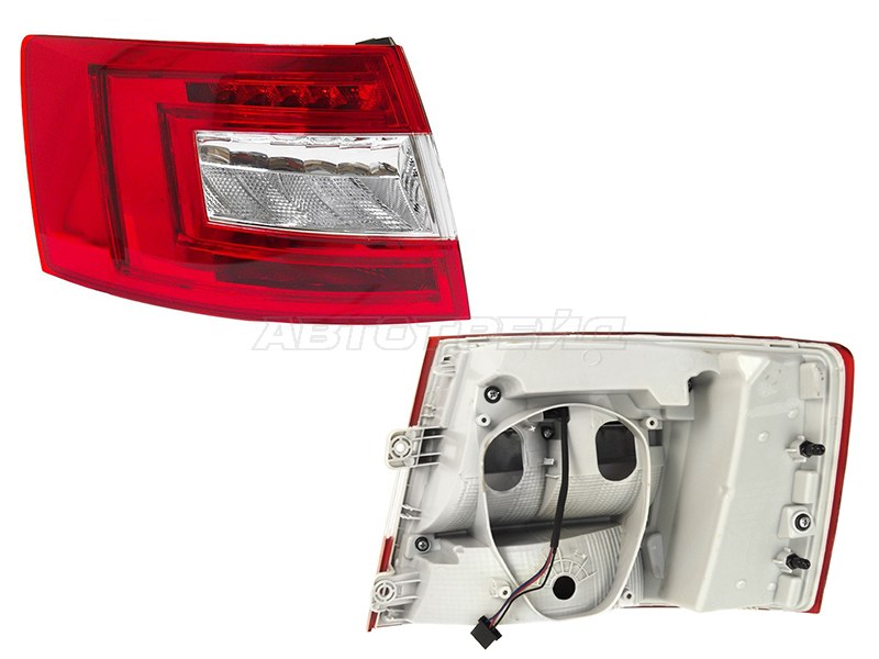 Фонарь задний Skoda Octavia 12-17 (Слева / Диоды / 4D SED)