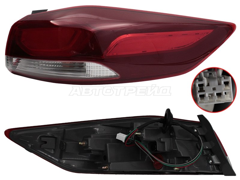 Фонарь задний Hyundai Elantra 15-19 (Справа)