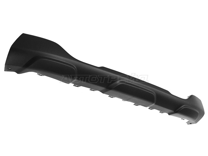 Накладка бампера Renault Logan Stepway 18- / Sandero Stepway 18-22 (Спереди)