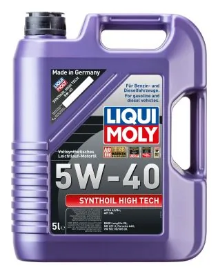 5W-40 Synthoil High Tech, 5л (PAO синт.мотор.масло)