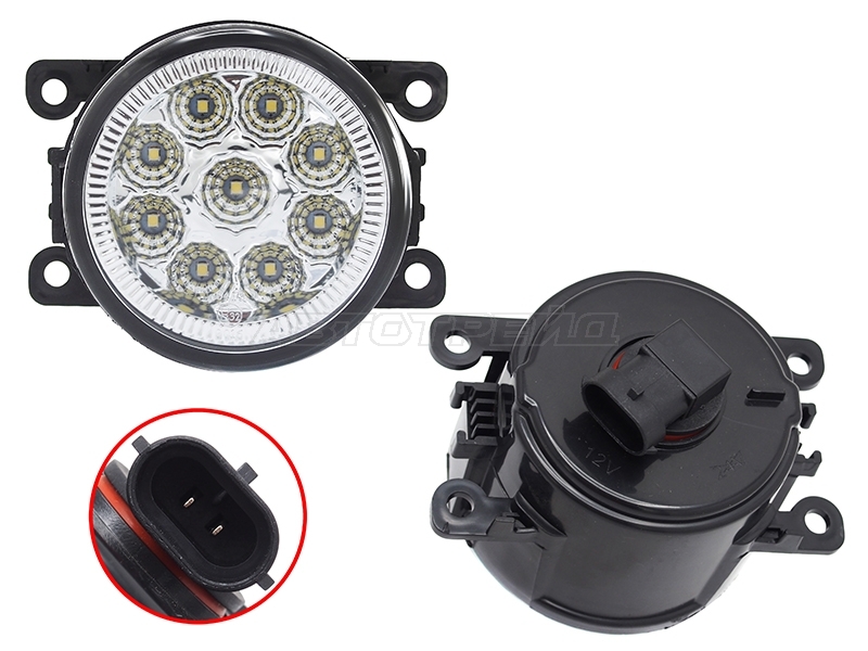 Фара противотуманная (Справа=Слева / LED) Ford Focus 04-19 / Renault Logan 04-22