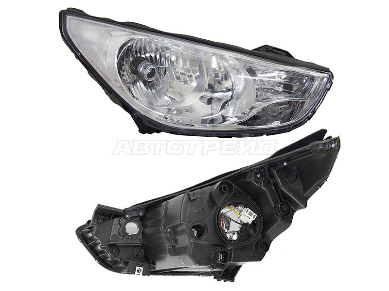 Фара Hyundai Tucson 09-13 (Справа / Галоген / под электрокорректор)