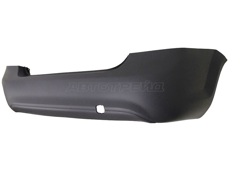 Бампер задний Ford Focus 07-11 (С отверстием под крюк / 4D SED)
