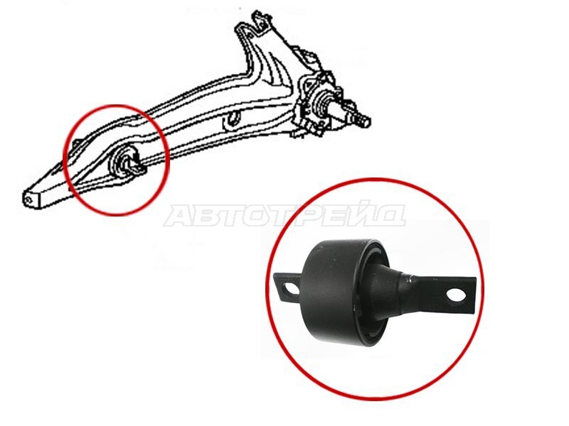 Сайлентблок рычага Honda Civic 87-00 / Civic Ferio 91-00