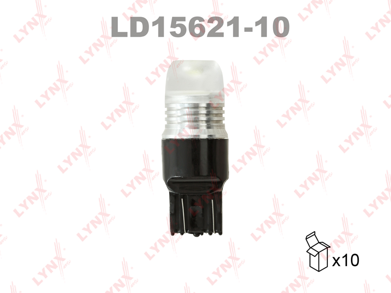 Лампа светодиодная LED W21/5W T20 12V W3x16q SMDx1 7000K