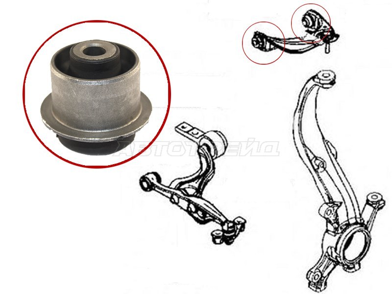Сайлентблок рычага Mazda 6 02-12 / 6 MPS 05-07