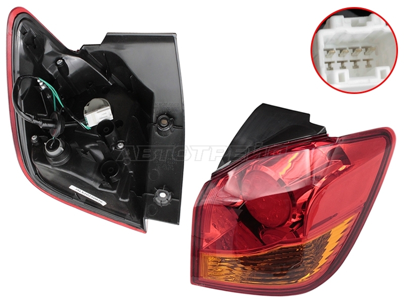 SAT ST-214-19X1R — Фонарь задний Mitsubishi ASX 10-20 (Справа)