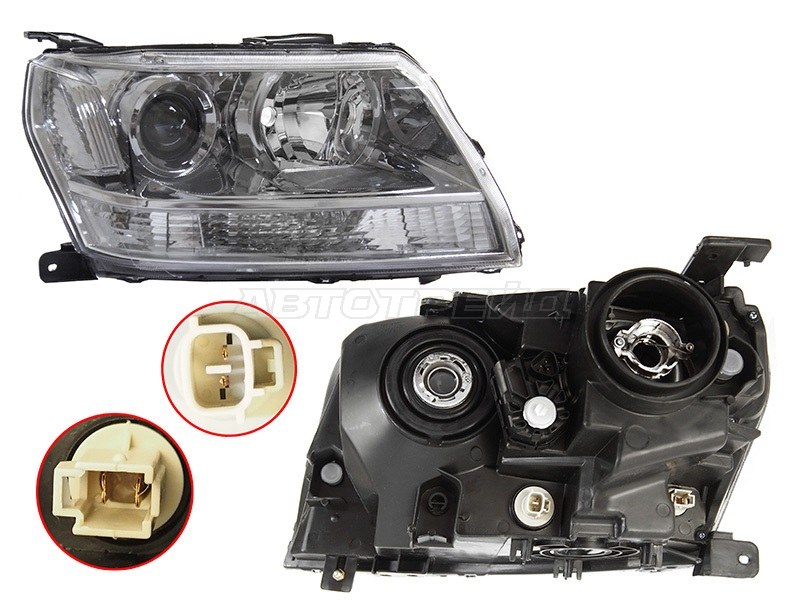 Фара Suzuki Escudo 05-17 / Grand Vitara 05-16 (Справа / Галоген / С электрокорректором / 5D)