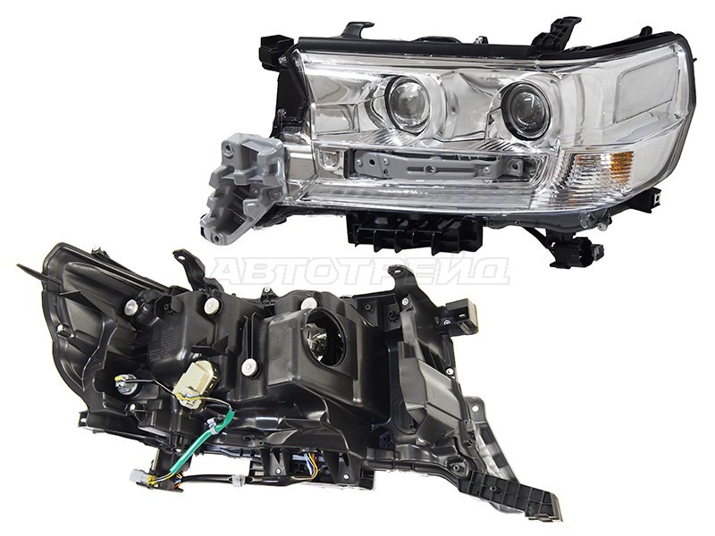 Фара Toyota Land Cruiser (J200) 15-21 (Слева / LED / ДХО / С электрокорректором)