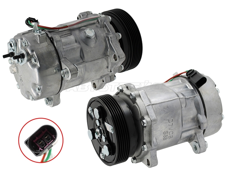 Компрессор кондиционера Skoda Octavia 96-10 / Volkswagen Golf 97-06