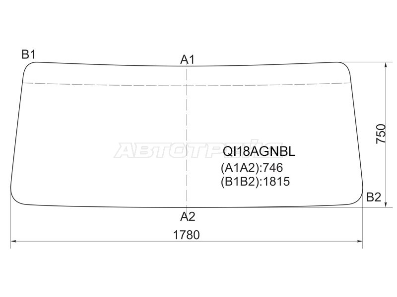 Стекло лобовое Hyundai HD65 99-18 / HD72 99-18