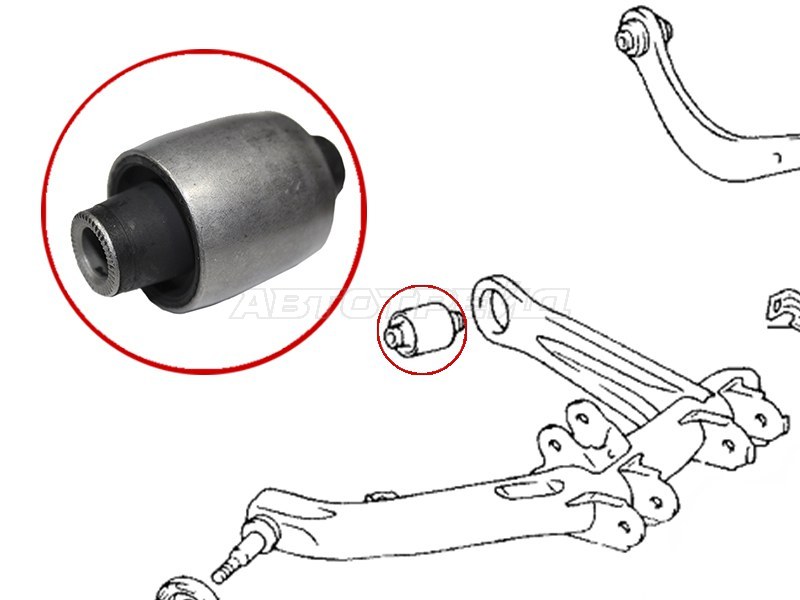 Сайлентблок рычага Toyota Allion (T240,T260) 01-21 / Corolla 00-07